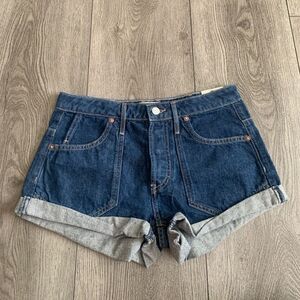We the free beginners luck low rise slouch shorts